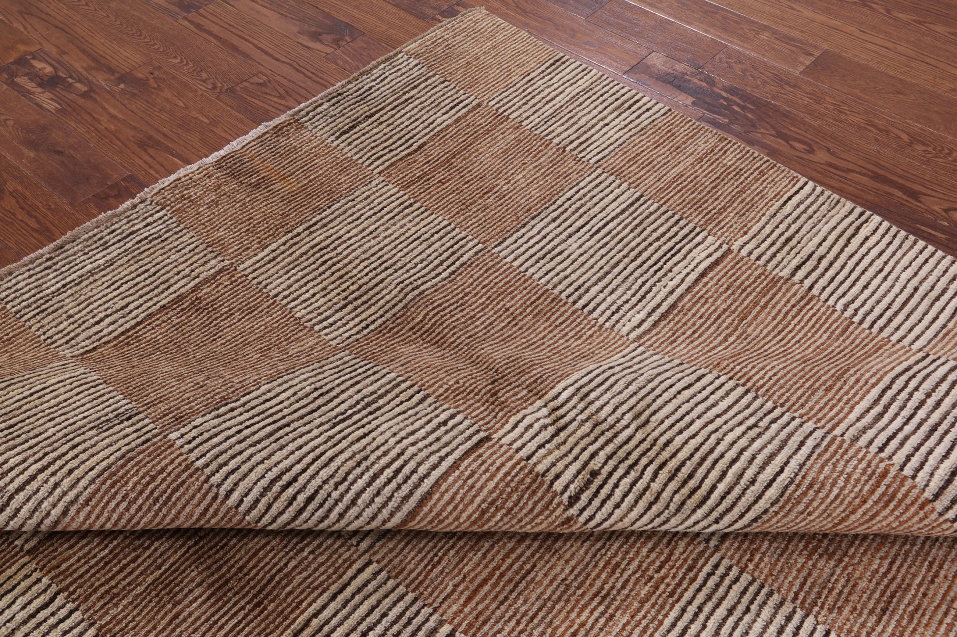 Persian Gabbeh Handmade Wool Rug - 8' 1" X 10' 3" - Golden Nile