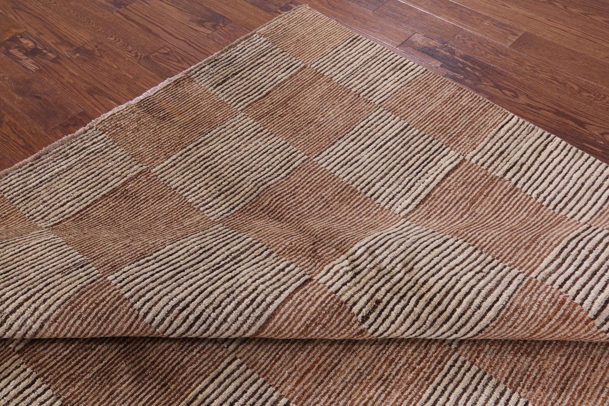 Persian Gabbeh Handmade Wool Rug - 8' 1" X 10' 3" - Golden Nile