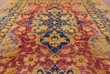 William Morris Handmade Wool Area Rug - 9' 2" X 11' 10" - Golden Nile