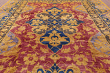 William Morris Handmade Wool Area Rug - 9' 2" X 11' 10" - Golden Nile