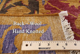 William Morris Handmade Wool Area Rug - 9' 2" X 11' 10" - Golden Nile