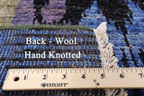 Ikat Handmade Wool Area Rug - 9' 1" X 12' 5" - Golden Nile