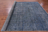Persian Overdyed Hand Knotted Wool Area Rug - 8' 6" X 11' 0" - Golden Nile