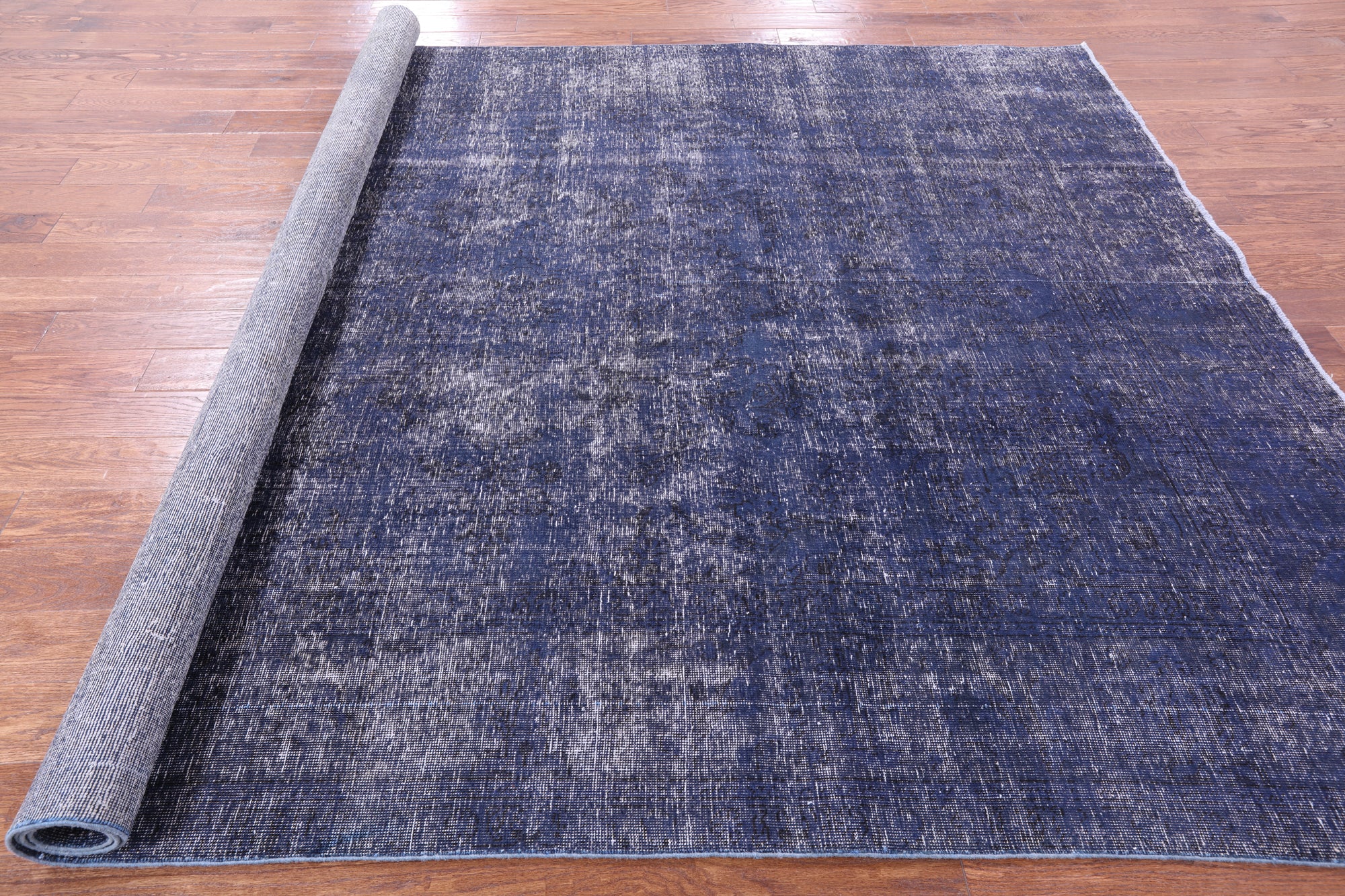 Persian Overdyed Handmade Wool Area Rug - 9' 0" X 11' 0" - Golden Nile