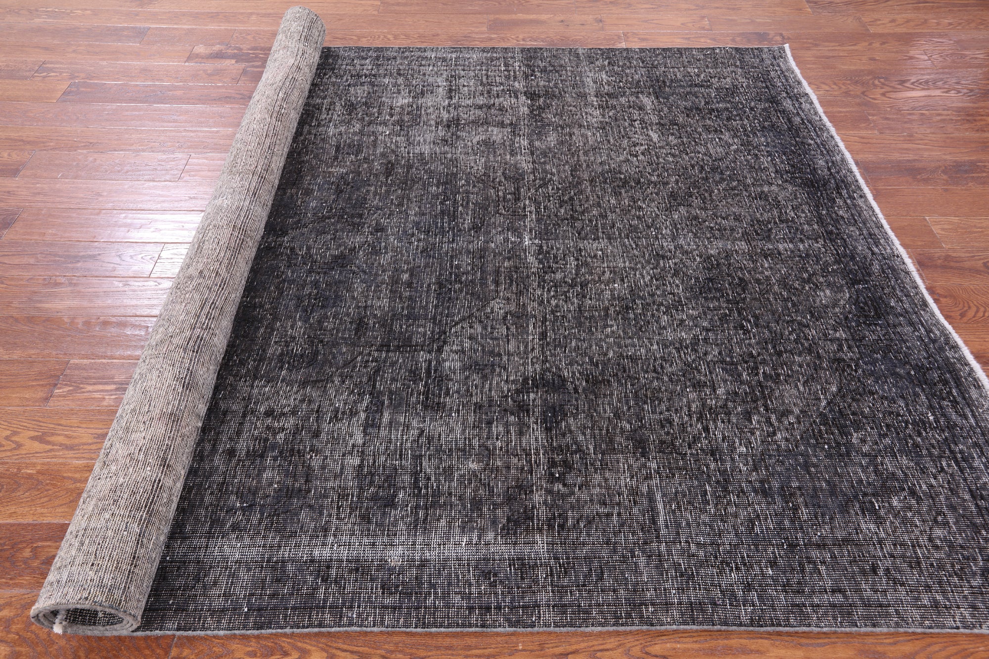 Persian Overdyed Handmade Wool Area Rug - 6' 7" X 9' 9" - Golden Nile