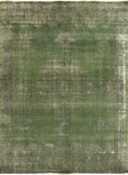 Hand Knotted Overdyed Area Rug 9 X 12 - Golden Nile