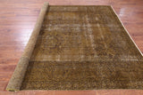 Persian Overdyed Handmade Wool Rug - 8' 1" X 11' 7" - Golden Nile