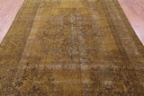 Persian Overdyed Handmade Wool Rug - 8' 1" X 11' 7" - Golden Nile