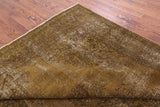 Persian Overdyed Handmade Wool Rug - 8' 1" X 11' 7" - Golden Nile