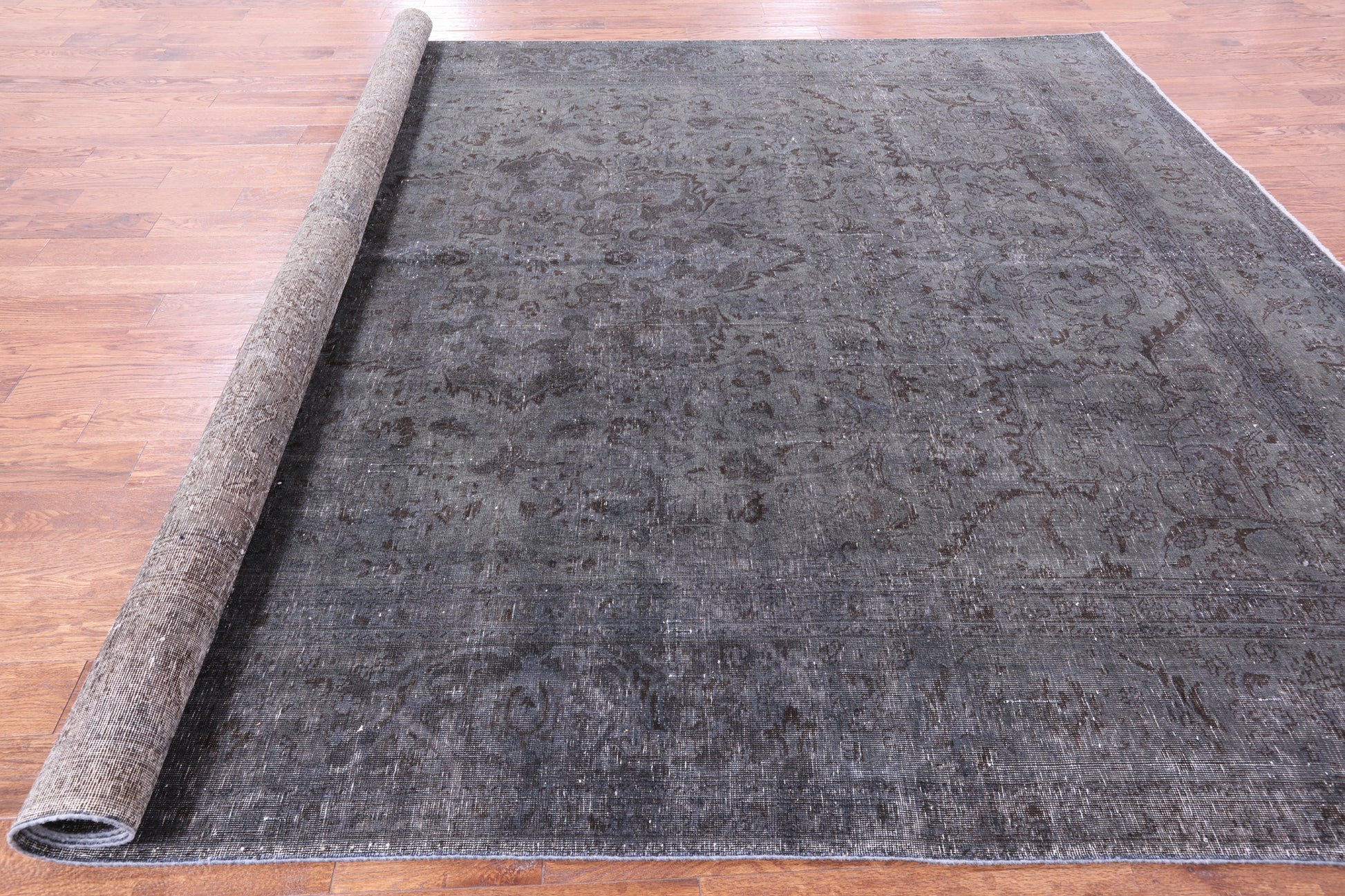 Persian Overdyed Hand Knotted Wool Rug - 9' 7" X 13' 0" - Golden Nile