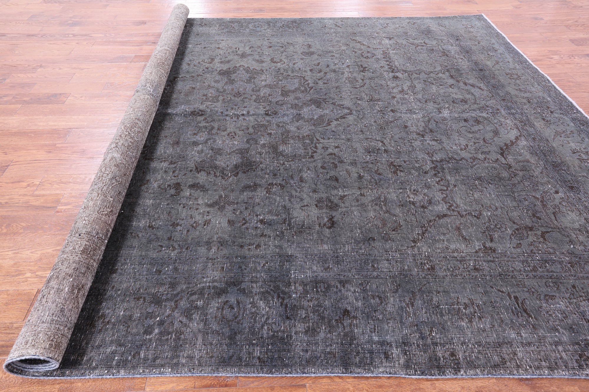 Persian Overdyed Hand Knotted Wool Rug - 9' 7" X 13' 0" - Golden Nile
