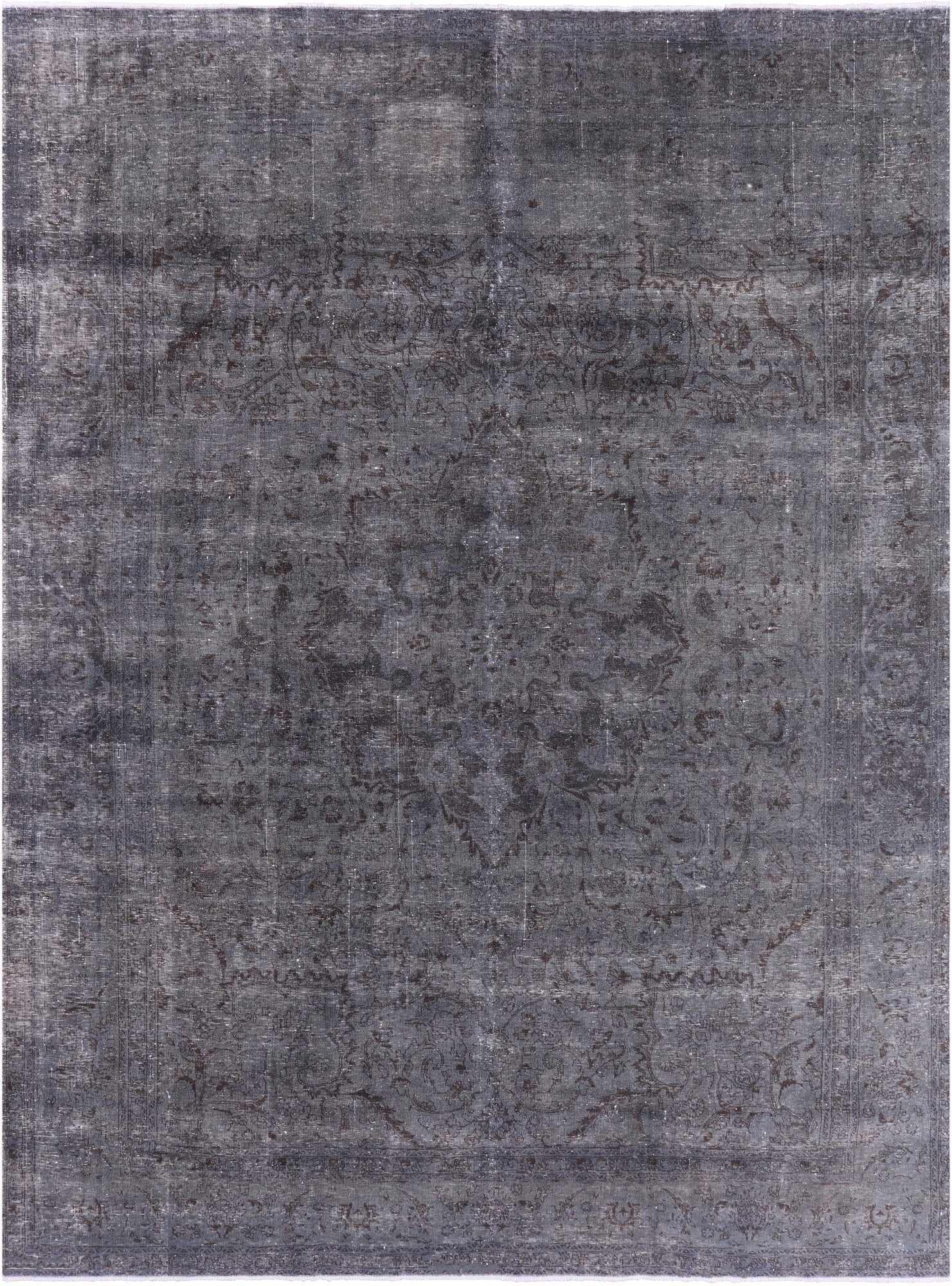 Persian Overdyed Hand Knotted Wool Rug - 9' 7" X 13' 0" - Golden Nile