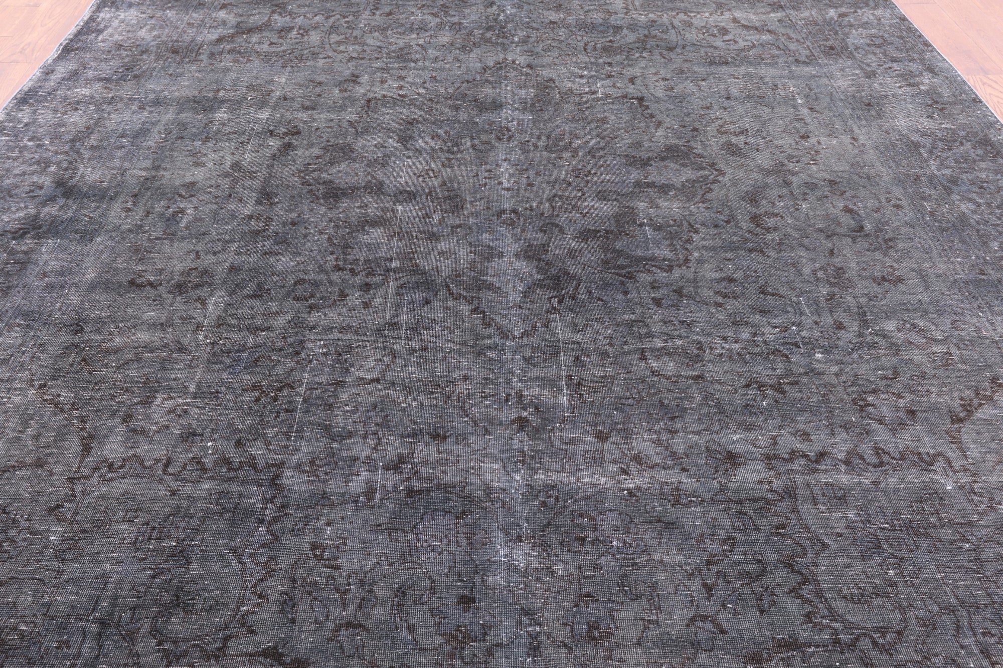 Persian Overdyed Hand Knotted Wool Rug - 9' 7" X 13' 0" - Golden Nile