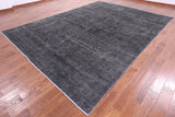 Persian Overdyed Hand Knotted Wool Rug - 9' 7" X 13' 0" - Golden Nile
