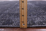 Grey Persian Overdyed Hand Knotted Wool Rug - 9' 9" X 12' 6" - Golden Nile