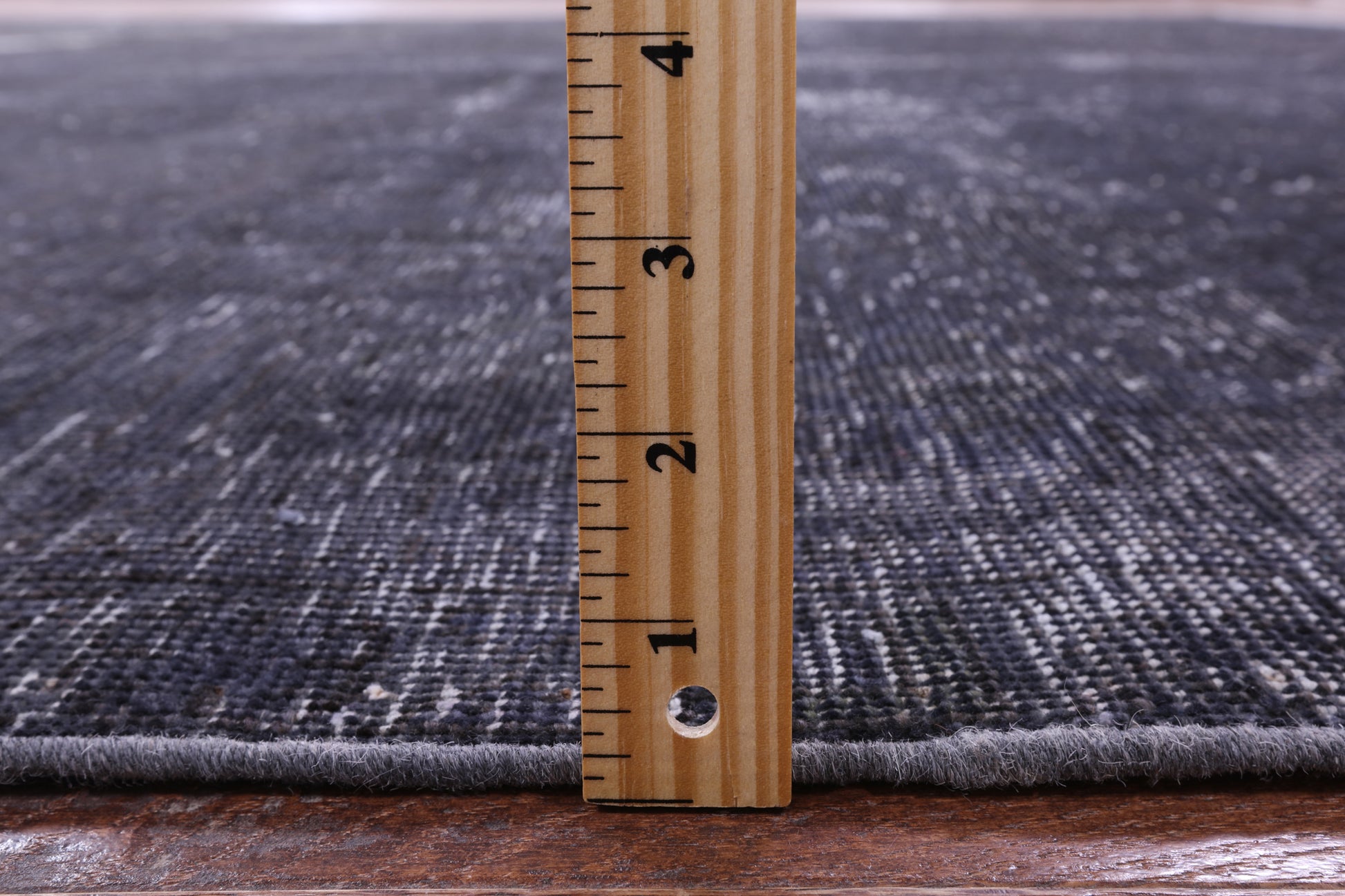 Grey Persian Overdyed Hand Knotted Wool Rug - 9' 9" X 12' 6" - Golden Nile