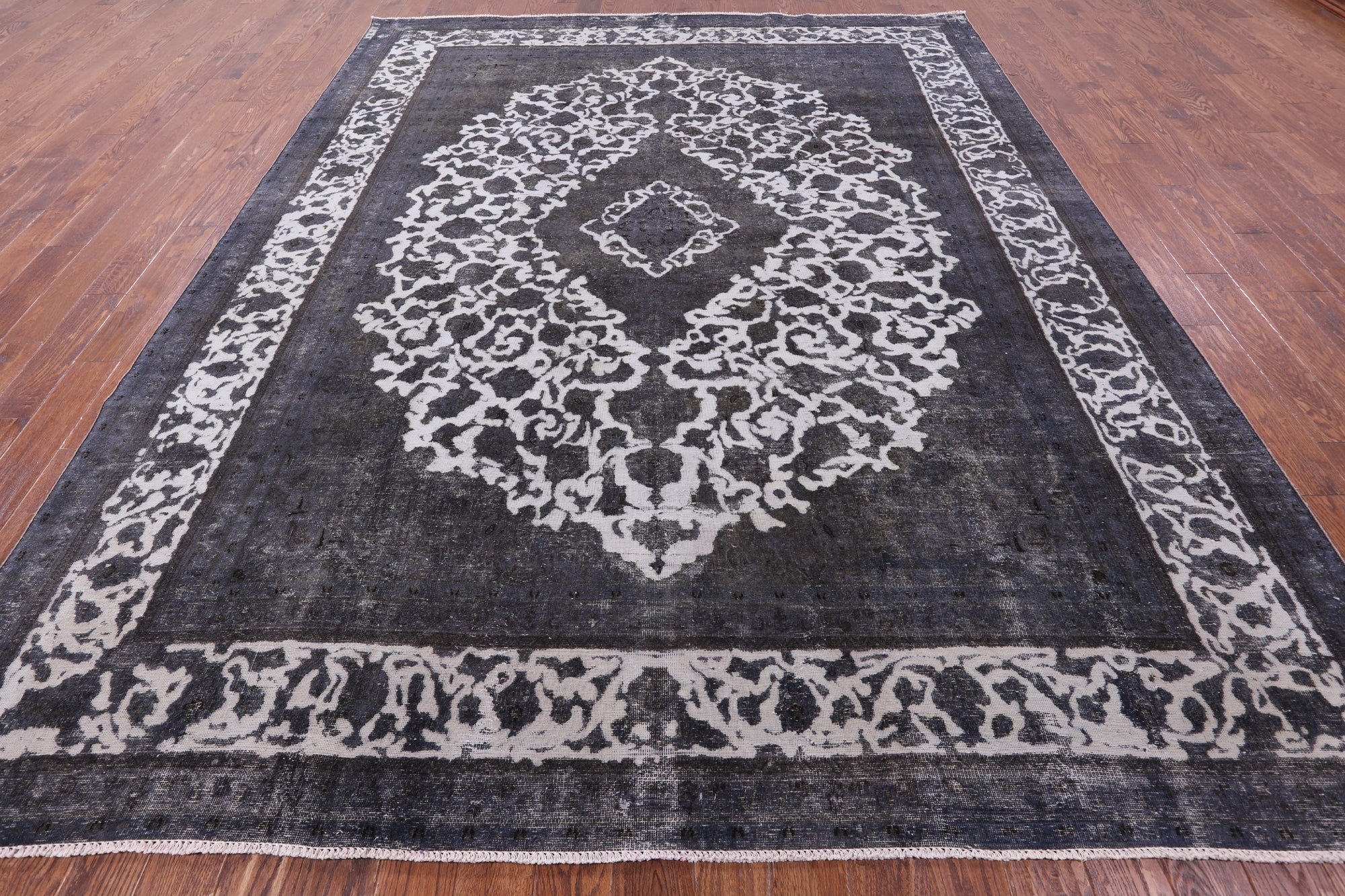 Persian Overdyed Hand Knotted Wool Rug - 9' 7" X 12' 3" - Golden Nile