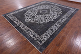 Persian Overdyed Hand Knotted Wool Rug - 9' 7" X 12' 3" - Golden Nile