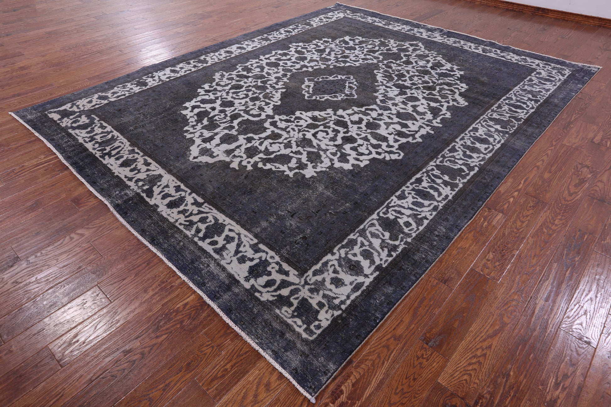 Persian Overdyed Hand Knotted Wool Rug - 9' 7" X 12' 3" - Golden Nile