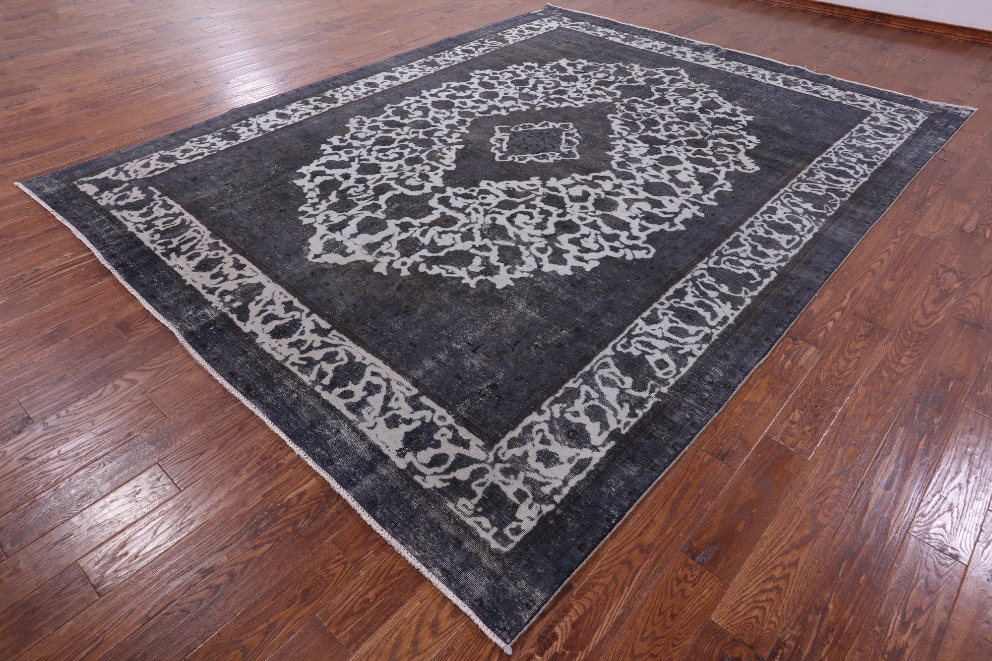 Persian Overdyed Hand Knotted Wool Rug - 9' 7" X 12' 3" - Golden Nile