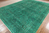 Hand Knotted Overdyed Area Rug 9 X 13 - Golden Nile