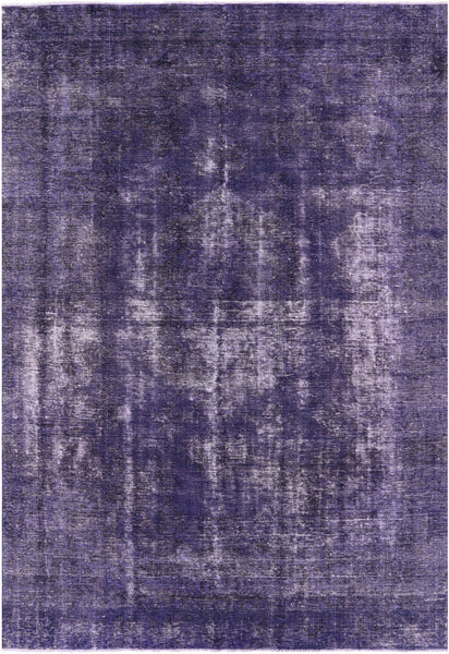 Persian Overdyed Hand Knotted Wool Rug - 8' 8" X 12' 7" - Golden Nile