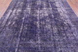 Persian Overdyed Hand Knotted Wool Rug - 8' 8" X 12' 7" - Golden Nile