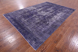 Persian Overdyed Hand Knotted Wool Rug - 8' 8" X 12' 7" - Golden Nile