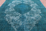 Persian Overdyed Handmade Wool Rug - 9' 6" X 13' 1" - Golden Nile