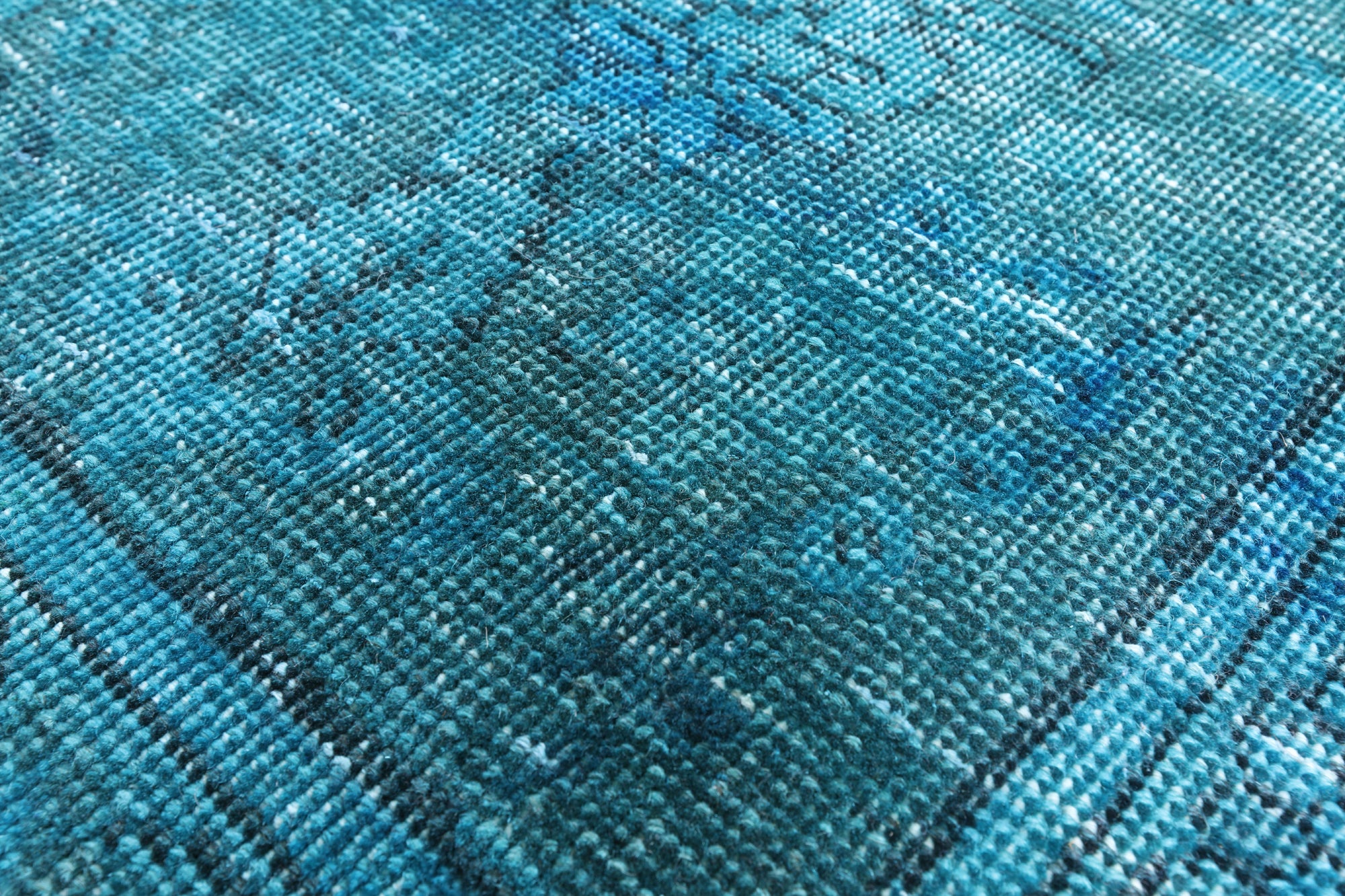 Persian Overdyed Handmade Wool Rug - 9' 6" X 13' 1" - Golden Nile