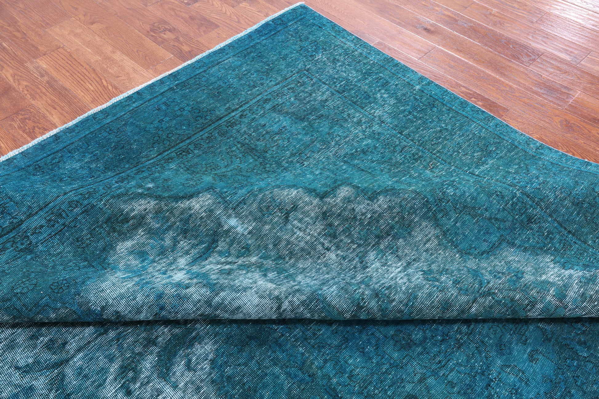 Persian Overdyed Handmade Wool Rug - 9' 6" X 13' 1" - Golden Nile