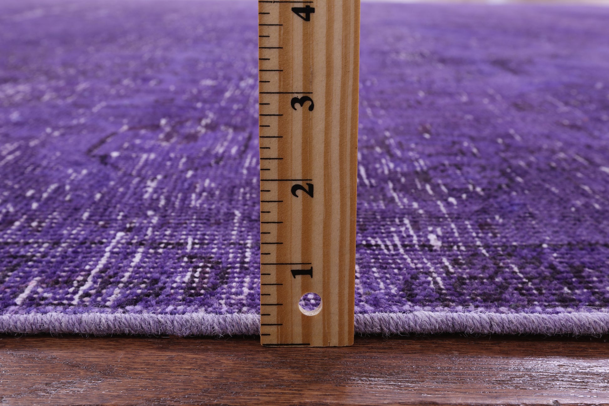 Purple Persian Overdyed Handmade Wool Area Rug - 8' 1" X 11' 1" - Golden Nile