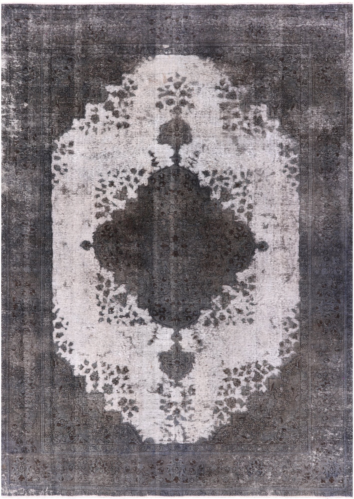 Persian Overdyed Handmade Wool Area Rug - 8' 4" X 11' 3" - Golden Nile