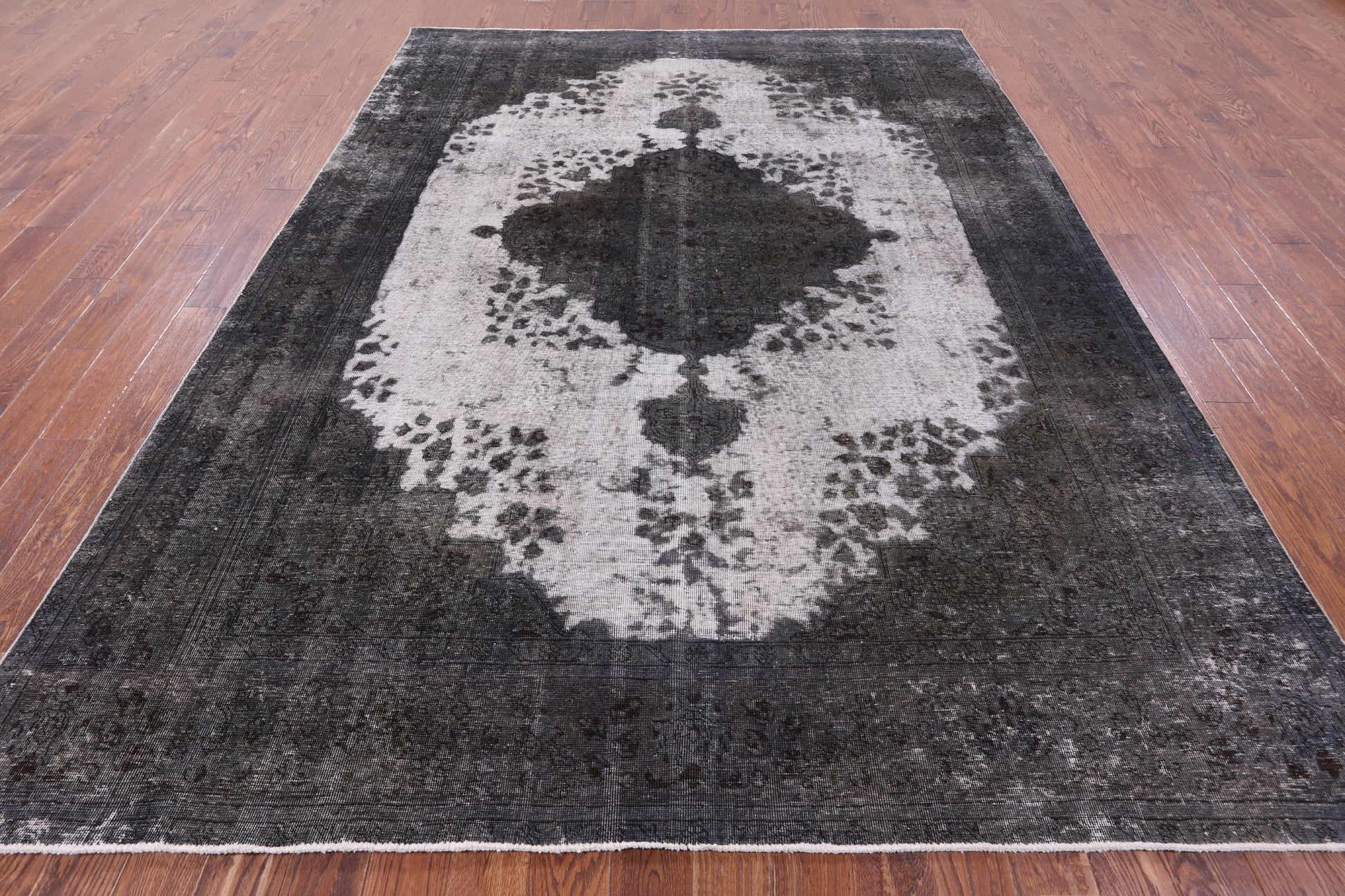 Persian Overdyed Handmade Wool Area Rug - 8' 4" X 11' 3" - Golden Nile