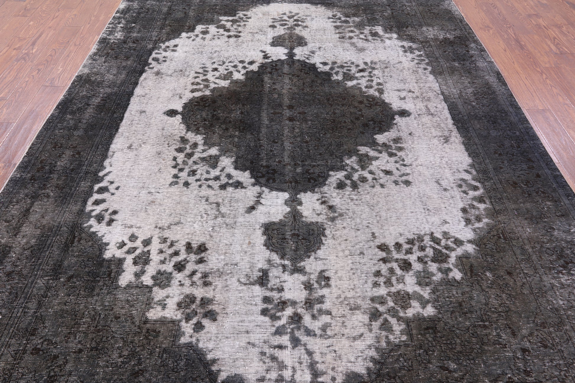 Persian Overdyed Handmade Wool Area Rug - 8' 4" X 11' 3" - Golden Nile