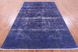 Persian Overdyed Hand Knotted Wool Area Rug - 6' 8" X 9' 8" - Golden Nile