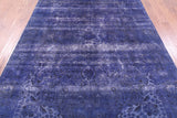 Persian Overdyed Hand Knotted Wool Area Rug - 6' 8" X 9' 8" - Golden Nile