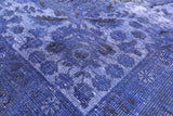 Persian Overdyed Hand Knotted Wool Area Rug - 6' 8" X 9' 8" - Golden Nile