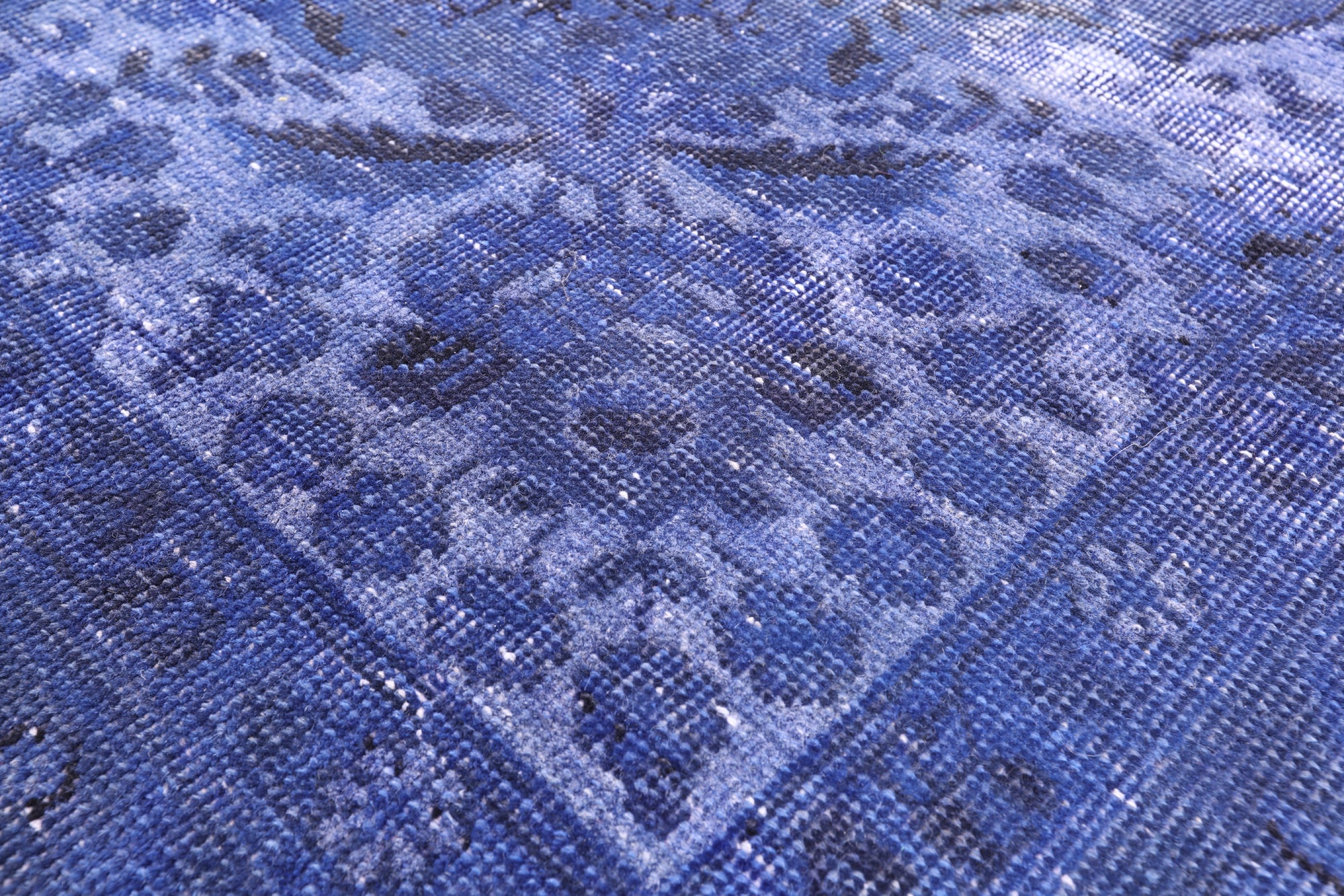 Persian Overdyed Hand Knotted Wool Area Rug - 6' 8" X 9' 8" - Golden Nile