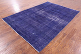 Persian Overdyed Handmade Wool Area Rug - 6' 8" X 9' 7" - Golden Nile