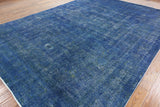 Handmade Overdyed Area Rug 10 X 13 - Golden Nile