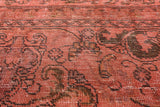 Hand Knotted Overdyed Area Rug 10 X 12 - Golden Nile