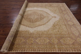 Persian Tabriz Hand Knotted Rug - 8' 2" X 10' 2" - Golden Nile