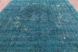 Persian Overdyed Hand Knotted Wool Area Rug - 9' 7" X 13' 1" - Golden Nile