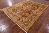 Peshawar Hand Knotted Wool Rug - 8' 1" X 10' 2" - Golden Nile