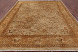 Persian Hand Knotted Wool Area Rug - 8' 1" X 9' 10" - Golden Nile