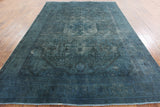 Hand Knotted Overdyed Area Rug 7 X 11 - Golden Nile