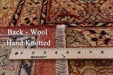 Peshawar Handmade Wool Area Rug - 8' 2" X 11' 6" - Golden Nile
