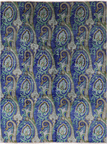 William Morris Hand Knotted Wool Area Rug - 9' 1