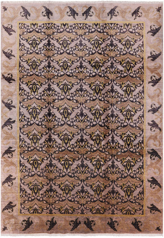 William Morris Handmade Wool Area Rug - 9' 1